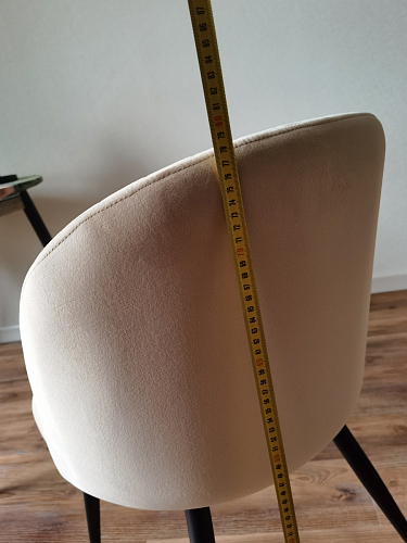 Стул на металлокаркасе Gabi 1 light purple / black фото покупателя 810