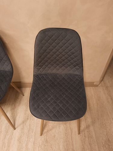 Стул на металлокаркасе Capri blue / white фото покупателя 137