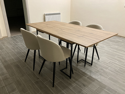 Стул на металлокаркасе Gabi gray / black фото покупателя 894