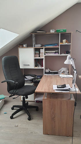 Компьютерный стол КС15 левый дуб сонома фото покупателя 16