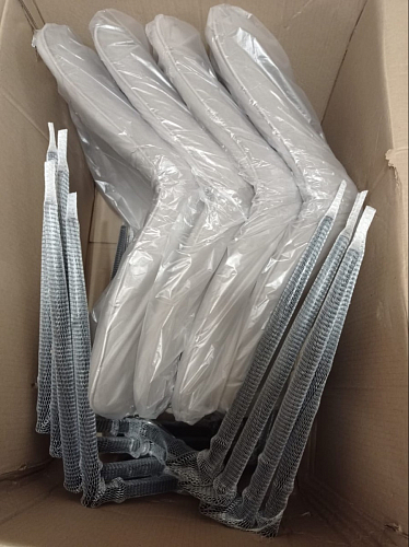 Стул на металлокаркасе Седа 360 К латте (velutto 08) / белый фото покупателя 292