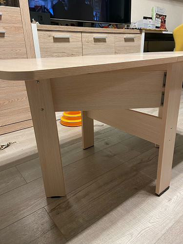 Стол-книжка СтК6 венге / дуб молочный высота 54 см фото покупателя 89