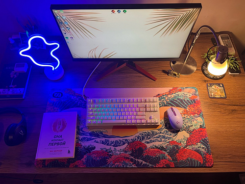 Стол Лота Лофт 120 25 мм сабия / белый матовый фото покупателя 696