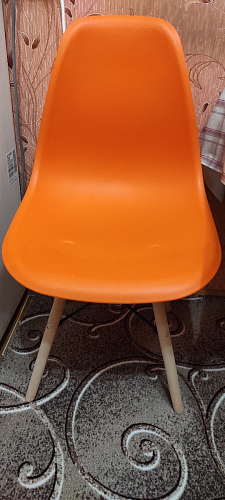 Пластиковый стул Eames PC-015 желтый фото покупателя 256