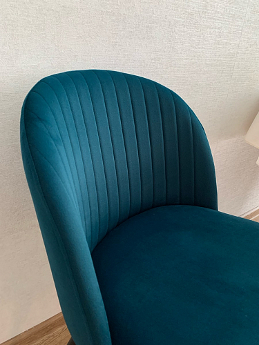 Стул на металлокаркасе Gabi 1 dark gray / black фото покупателя 334