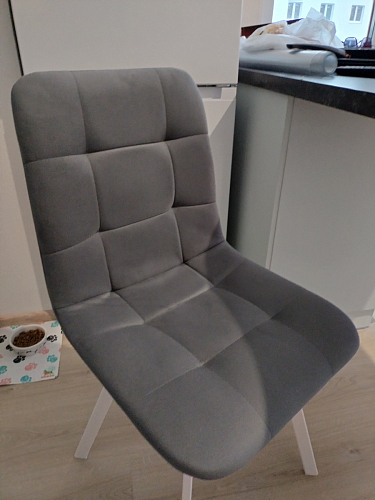 Стул на металлокаркасе Чилли К кирпичный / черный фото покупателя 89