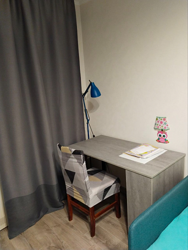 Письменный стол Битти Лофт 116х60х75 дуб делано светлый / белый матовый фото покупателя 28