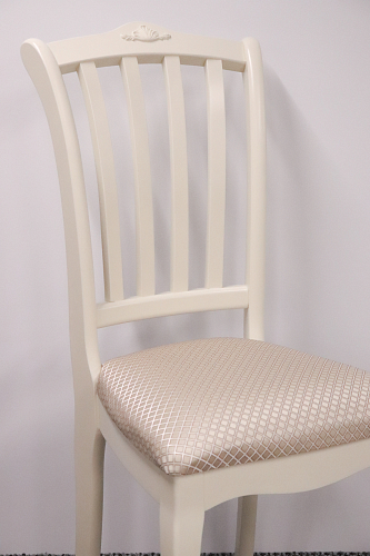 Деревянный стул Виньетта орех / мерц белый люкс из шоурума 4