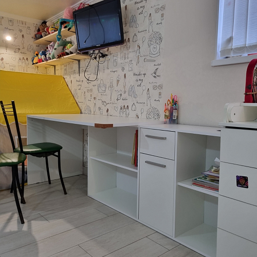 Письменный стол Лайт 03.245F белый гладкий 101 фото покупателя 66