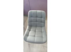 Стул на металлокаркасе Челси серый 02 / черный фото покупателя 124