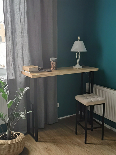 Барный стул Лофт линкольн белый / белый матовый фото покупателя 23