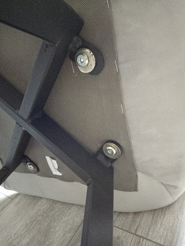 Стул на металлокаркасе Чилли К черный / зеленый фото покупателя 24