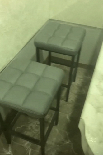 Барный стул Лофт ткань канди грей / черный матовый фото покупателя 280