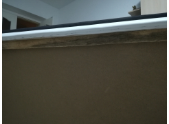 Диван Меркурий прямой рогожка серый / эко кожа черный со спальным местом 160 см фото покупателя 13