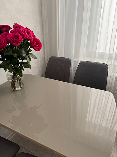 Стул на металлокаркасе Седа К кирпичный / черный фото покупателя 352