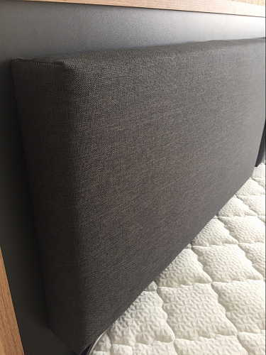 Двуспальная кровать Клауд 160х200 парящая дуб крафт золотой / антрацит фото покупателя 300