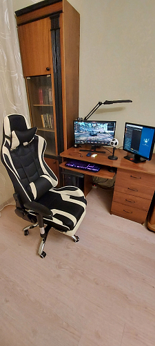 Компьютерное кресло Kano 1 light blue / black фото покупателя 165