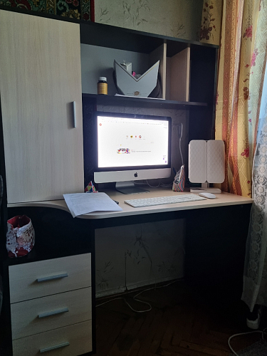 Письменный стол КСТ-16 левый венге / беленый дуб фото покупателя 98