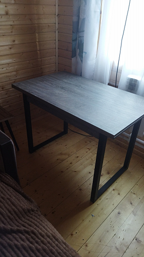 Стол Форли бетон / черный матовый фото покупателя 38