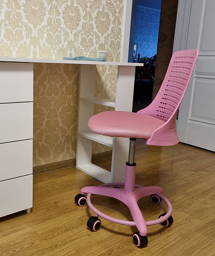 Компьютерное кресло Kiddy/Кидди бирюзовое ткань (сетка) фото покупателя 24