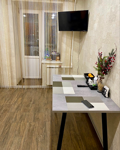 Деревянный стол Колон Лофт 120(160) х 75 черный матовый / бетон фото покупателя 61