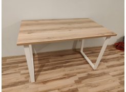 Деревянный стол Барон О 200 х 90 черная пленка шагрень / белый фото покупателя 51