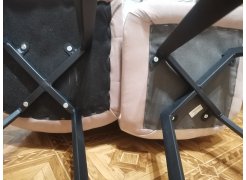 Стул на металлокаркасе Чилли светло-серый / черный фото покупателя 636