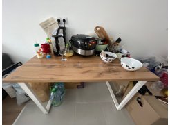 Стол Лота Лофт 140 25 мм юта / белый матовый фото покупателя 925