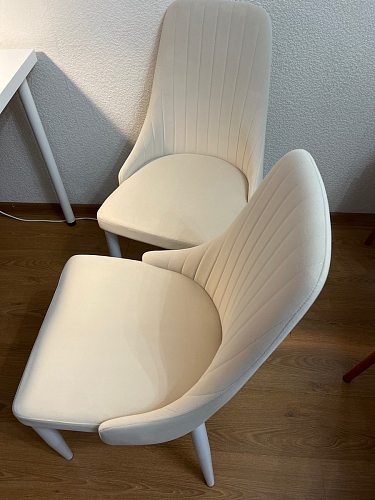 Стул на металлокаркасе Kora light purple / black фото покупателя 357