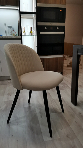 Стул на металлокаркасе Gabi green / black / silver фото покупателя 17