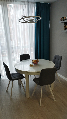 Стул на металлокаркасе Чилли бирюзовый / черный фото покупателя 986