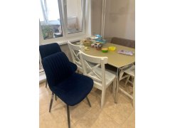 Стул на металлокаркасе Вейв темно-серый / черный фото покупателя 73