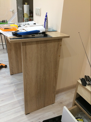 Стол письменный Kiwi белый - Уцененный экземпляр фото покупателя 37