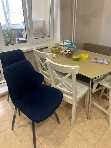 Стул на металлокаркасе Седа К кирпичный / черный фото покупателя 73