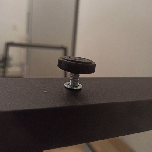 Стол Лота Лофт 120 32 мм бетон / черный матовый фото покупателя 160