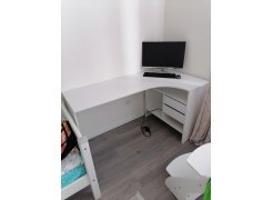 Письменный стол СПм-25 левый белый  - Уцененный экземпляр фото покупателя 19