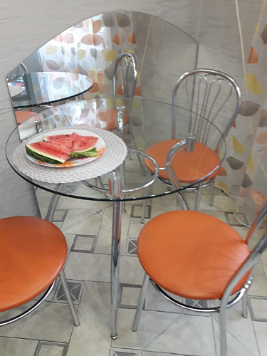 Стеклянный стол Kurt 80 фото покупателя 1