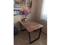 Стол Лота Лофт 140 25 мм юта / белый матовый фото покупателя 79