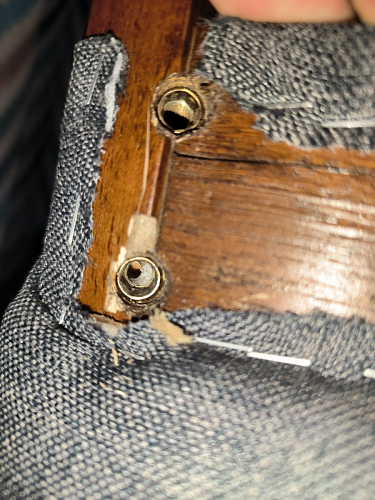 Стул Amelia dark walnut / fabric purple фото покупателя 3