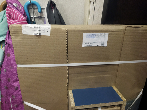 Стол Тринити Лофт 120 32 мм дуб галифакс табако / черный матовый фото покупателя 717