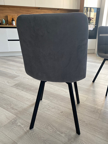 Комплект стульев Чилли 4 шт темно-серый / черный фото покупателя 347