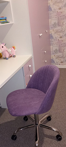 Компьютерное кресло Melody розовое фото покупателя 202