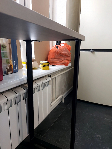 Барная стойка Дилан Лофт 120х60х90 бетон фото покупателя 58