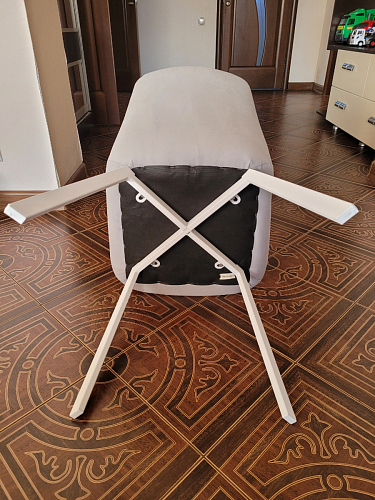 Деревянный стул Челси 360 светло-серый (zd 960) / светлое дерево фото покупателя 218