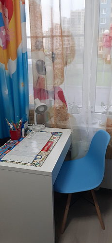 Пластиковый стул Eames PC-015 серо-голубой / дерево фото покупателя 255