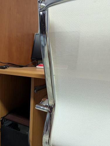 Компьютерное кресло Reus черная сетка / хром фото покупателя 71