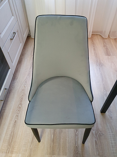 Стул на металлокаркасе Kora 1 gray / black фото покупателя 8