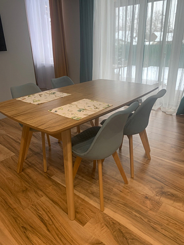 Стул Bonuss blue / wooden legs фото покупателя 30