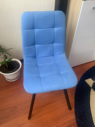 Стул на металлокаркасе Чилли бирюзовый / черный фото покупателя 1013