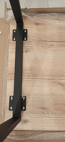 Деревянный стол Лота Лофт 140х80 дуб крафт табачный / черный матовый фото покупателя 463